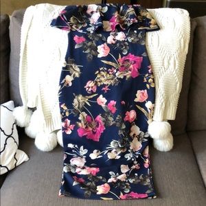 ASOS Floral tube top dress